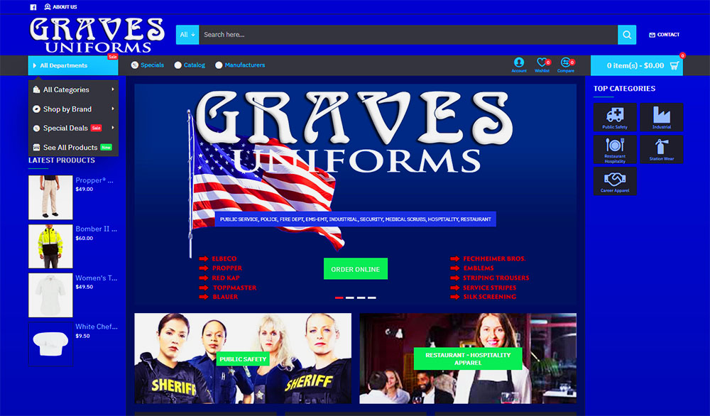 Graves Uniforms