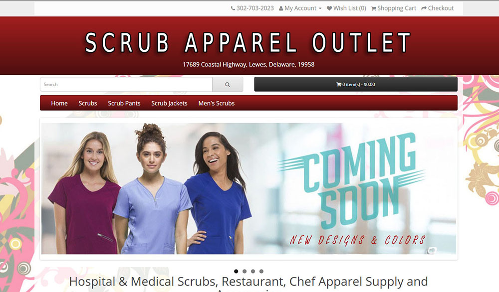 Scrub Apparel Outlet